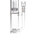 Pulsar Kink Neck Double Chamber Chugger Glass Water Pipe - 17.25" / 14mm F