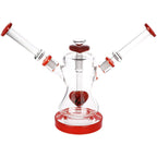 Pulsar Date Night: Part 2 Dual Neck Glass Water Pipe | 8.5" | 14mm F