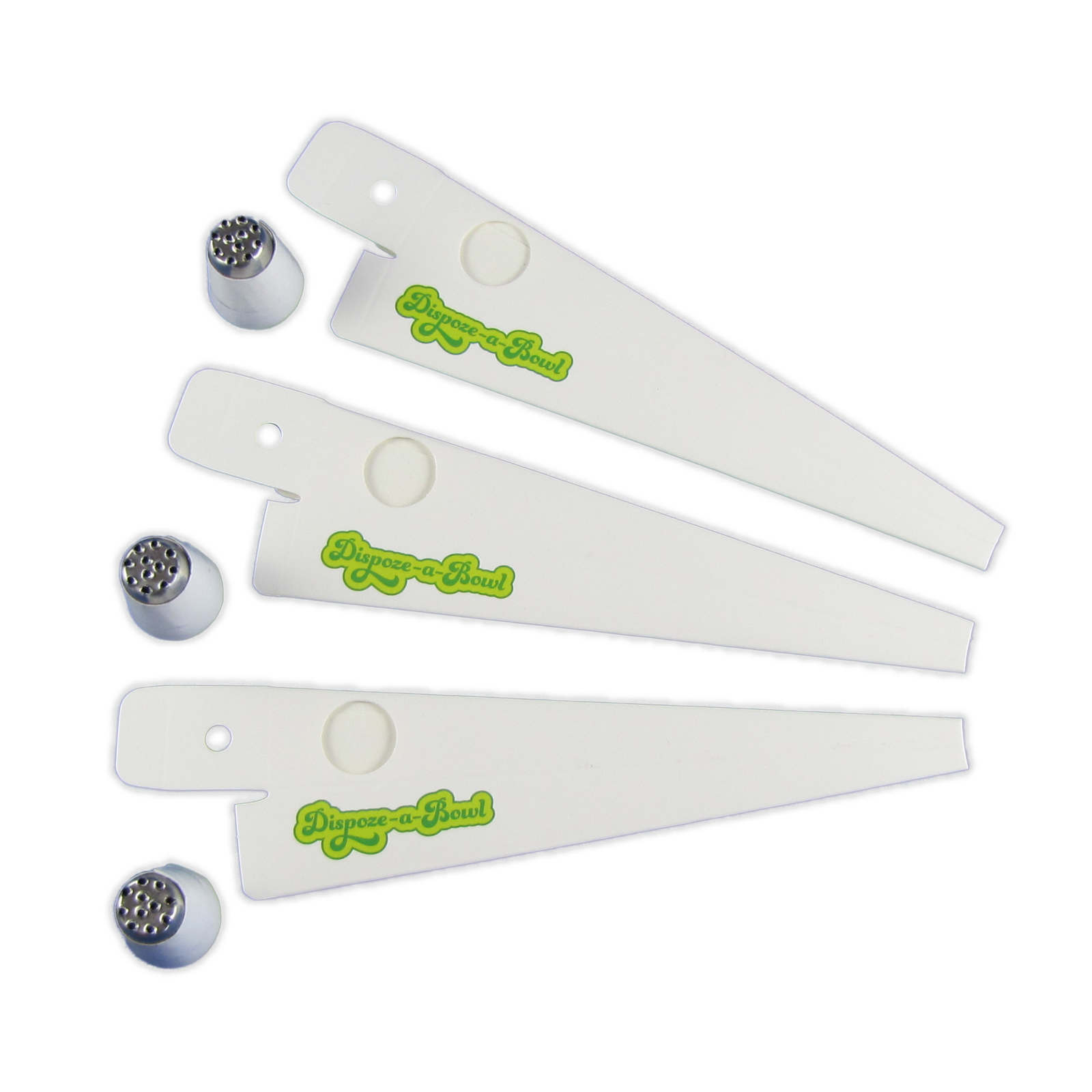 The Dispoze-a-Bowl® 3-Pack: Your Essential On-The-Go Clean Smoke