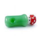 Red-Top Mushroom Glass Hand Pipe