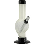 Mini Skull Acrylic Bong - 6" Tall - Multiple Colors