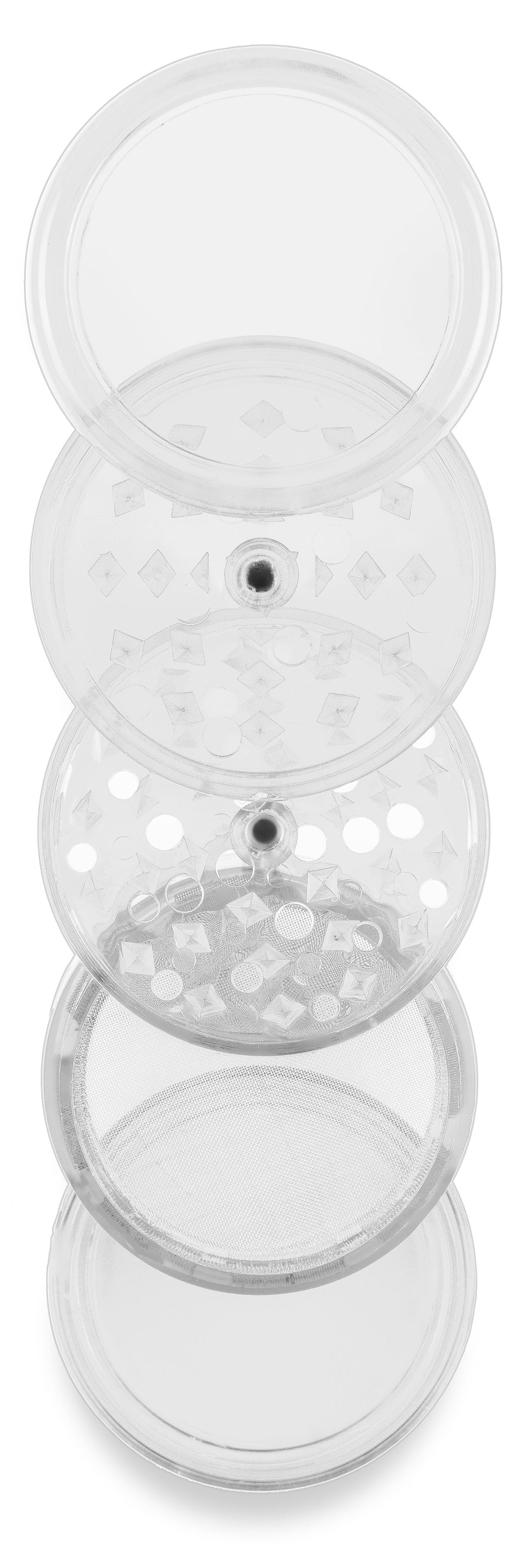 Higher Standards 4-Piece Herb Grinder with Pollen Catcher