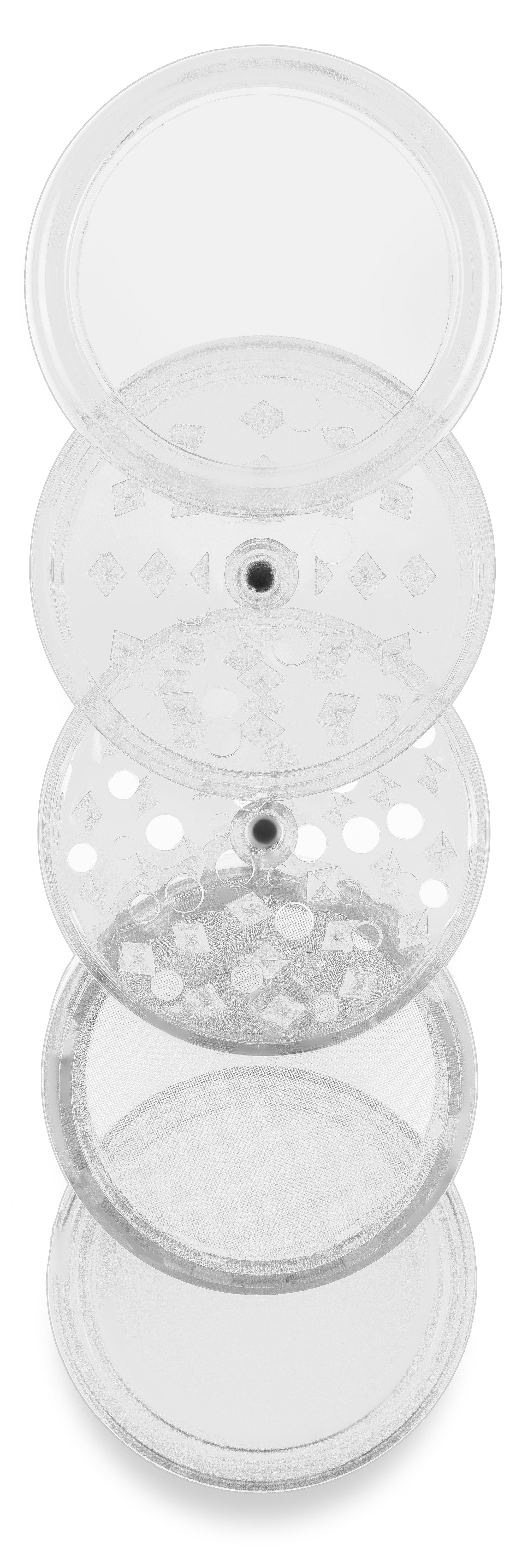 Higher Standards 4-Piece Herb Grinder with Pollen Catcher