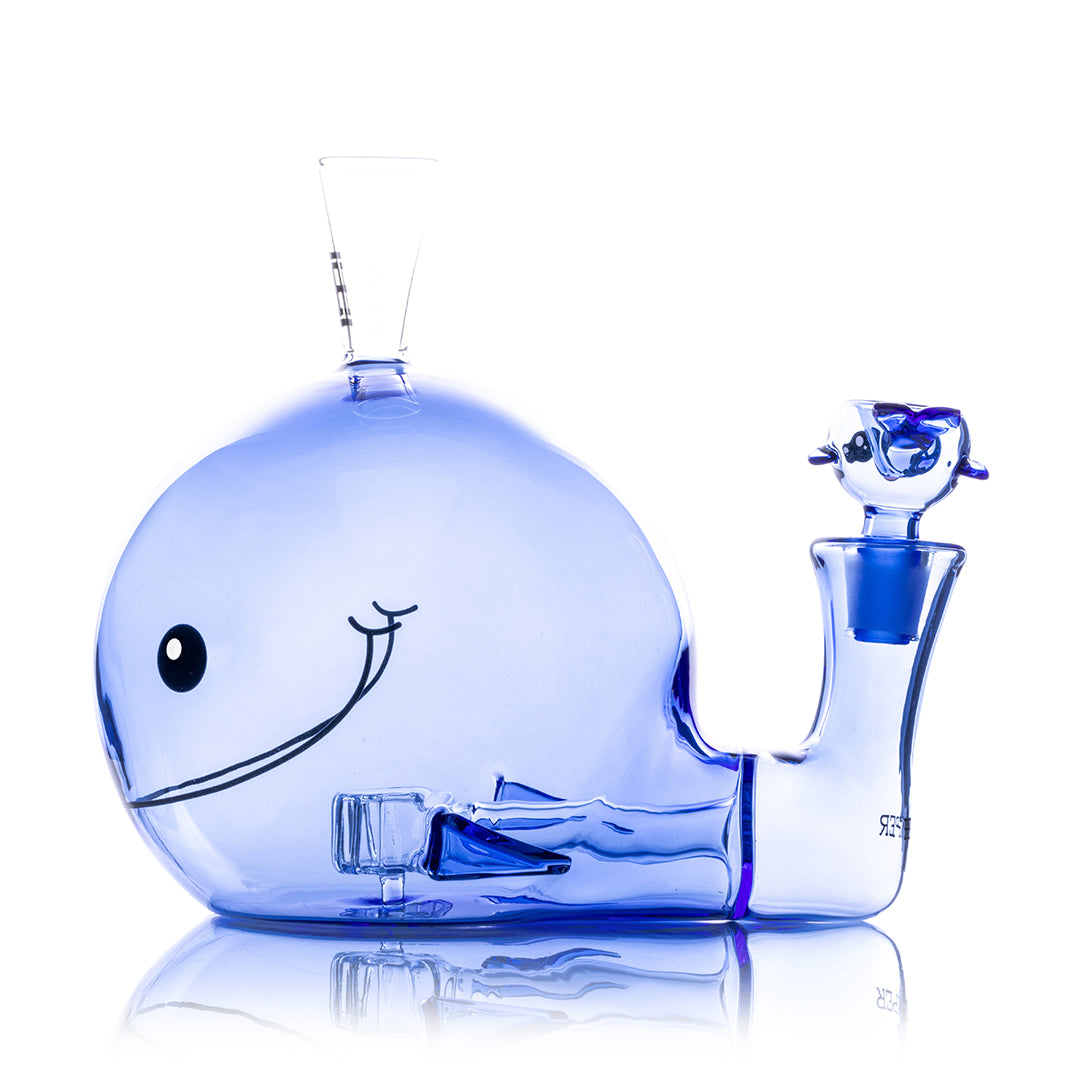 HEMPER- Blue Whale XL Bong 6.25"