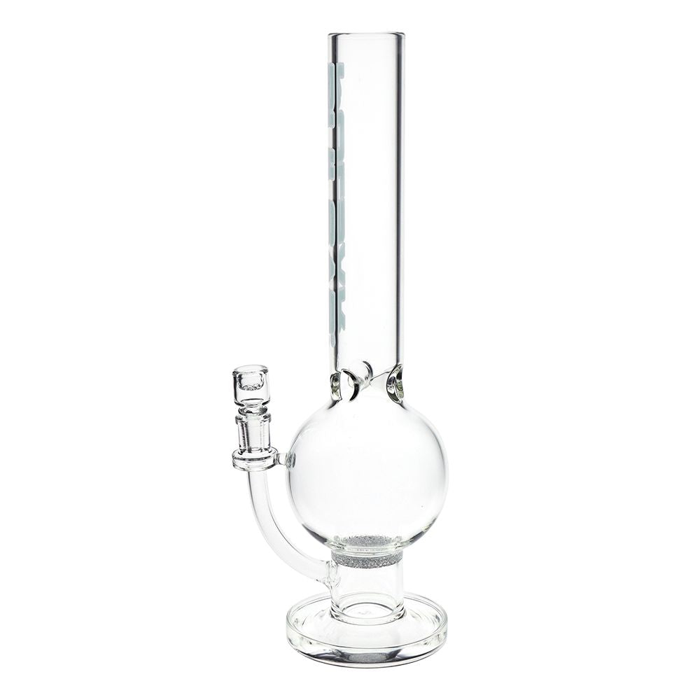 Pulsar Round Ball Glass Water Pipe - 12" / 14mm F / Clear