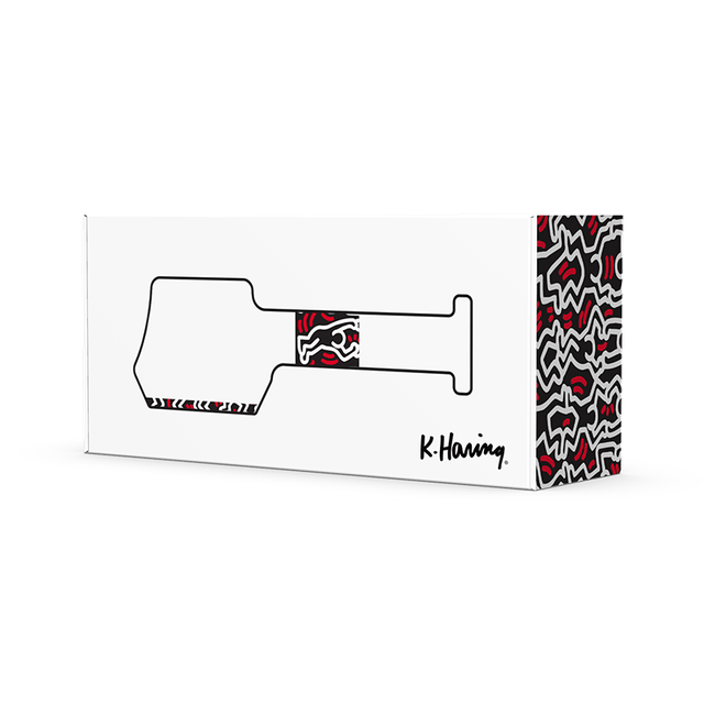 K. Haring Glass Spoon Pipe