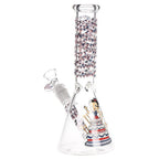 Pulsar Betty in Cake Beaker Glass Water Pipe | 9.75" | 14mm F