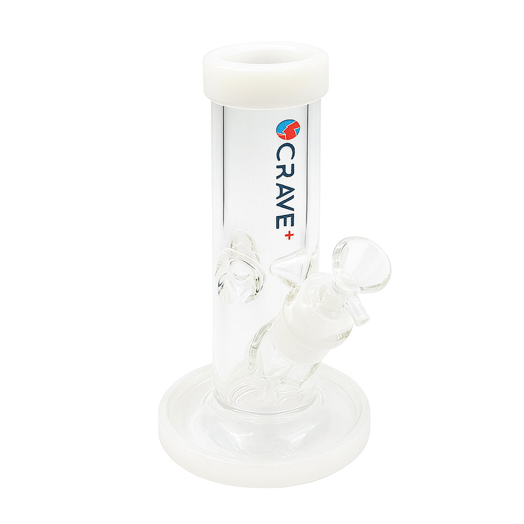 Crave Straight Tube Glass Bong