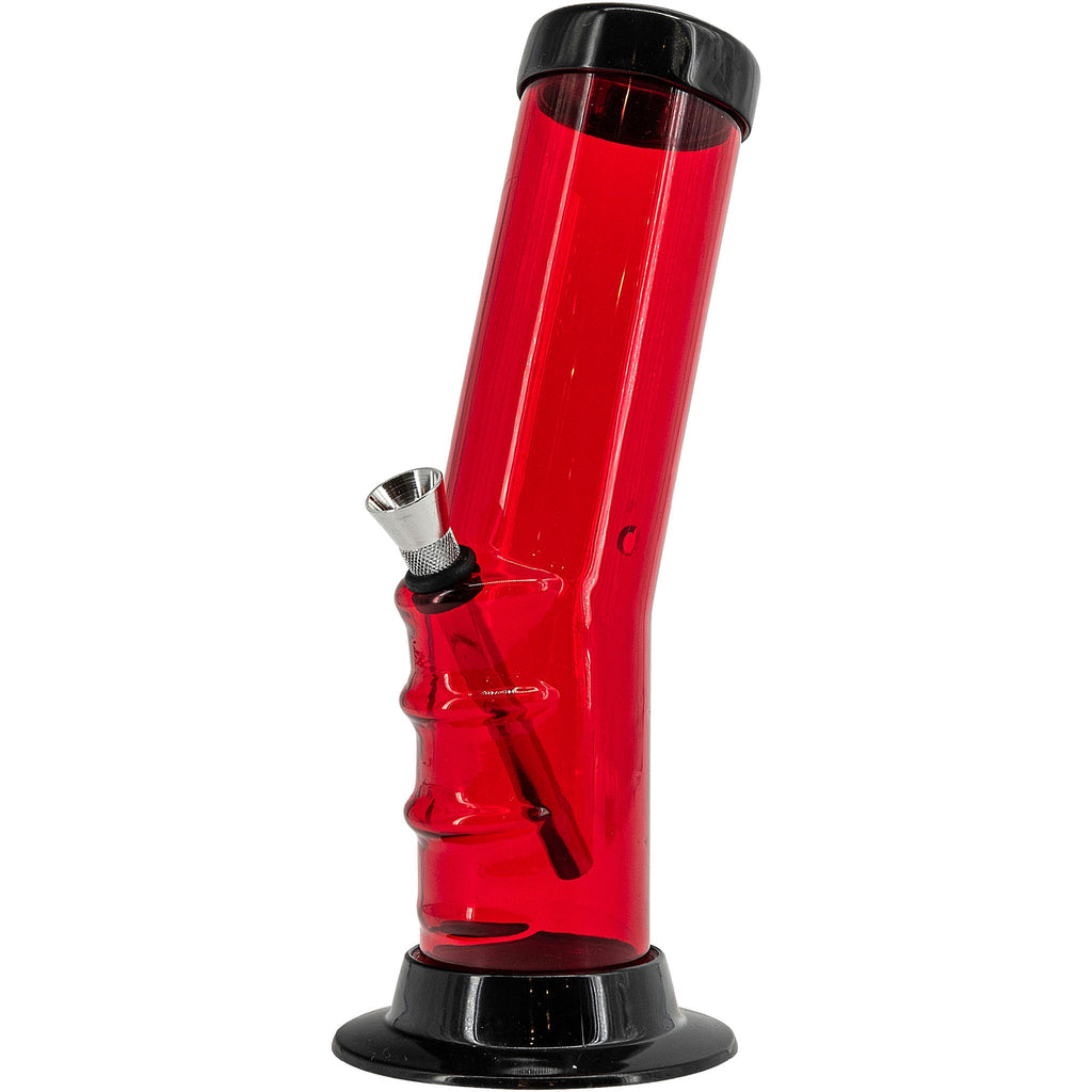 Acrylic Bent Neck Bong 9-12" - Multiple Colors