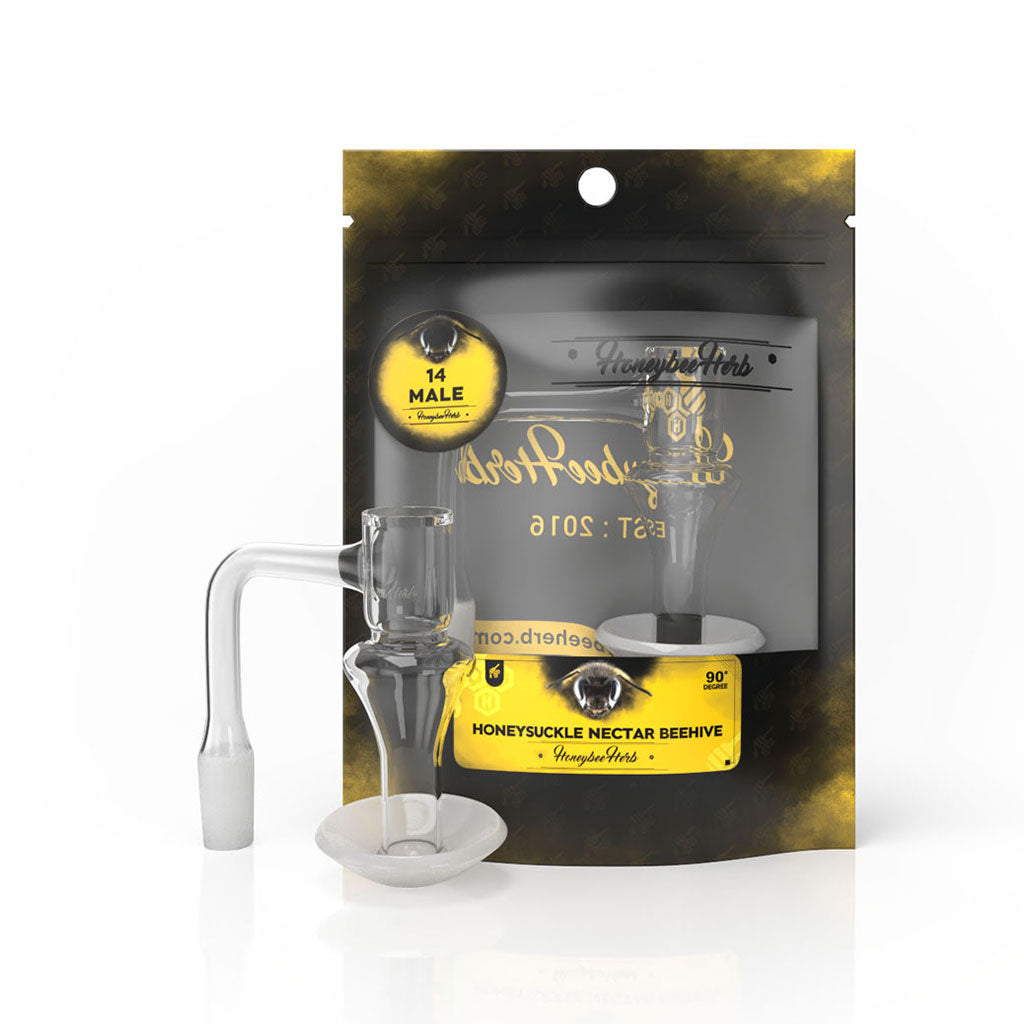 HBH HONEYSUCKLE NECTAR BEEHIVE QUARTZ BANGER - 90° DEGREE