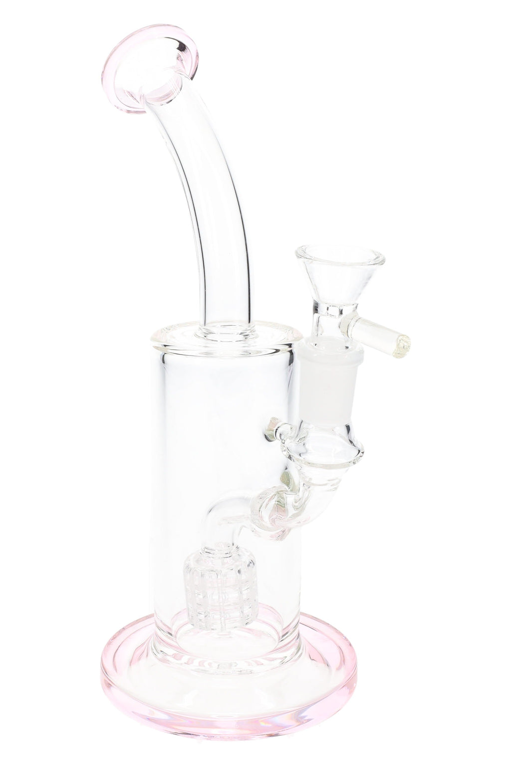 Stemless Matrix Perc Straight Shooter Bong “Bubble Vector” – 14.5 mm – 9″