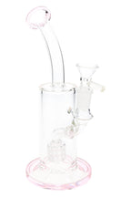 Stemless Matrix Perc Straight Shooter Bong “Bubble Vector” – 14.5 mm – 9″