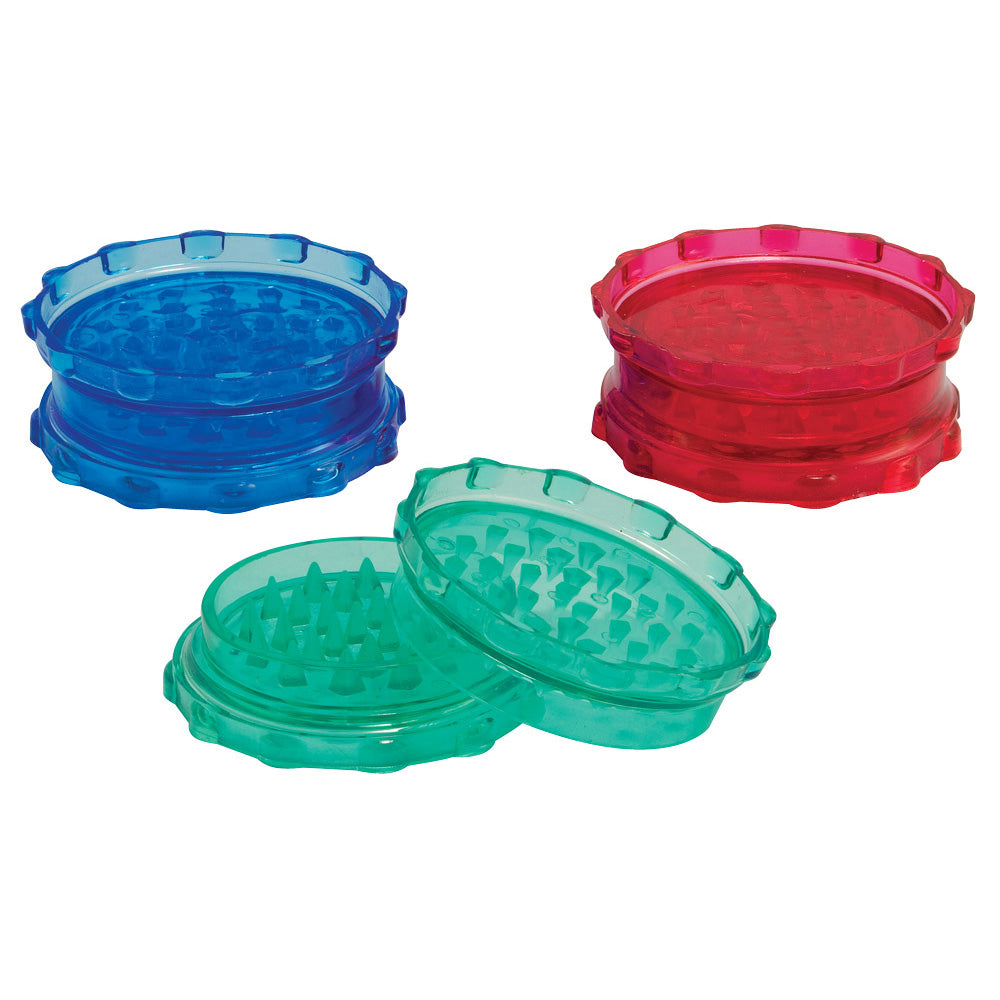 Acrylic 2pc 3" Grinder - Colors Vary