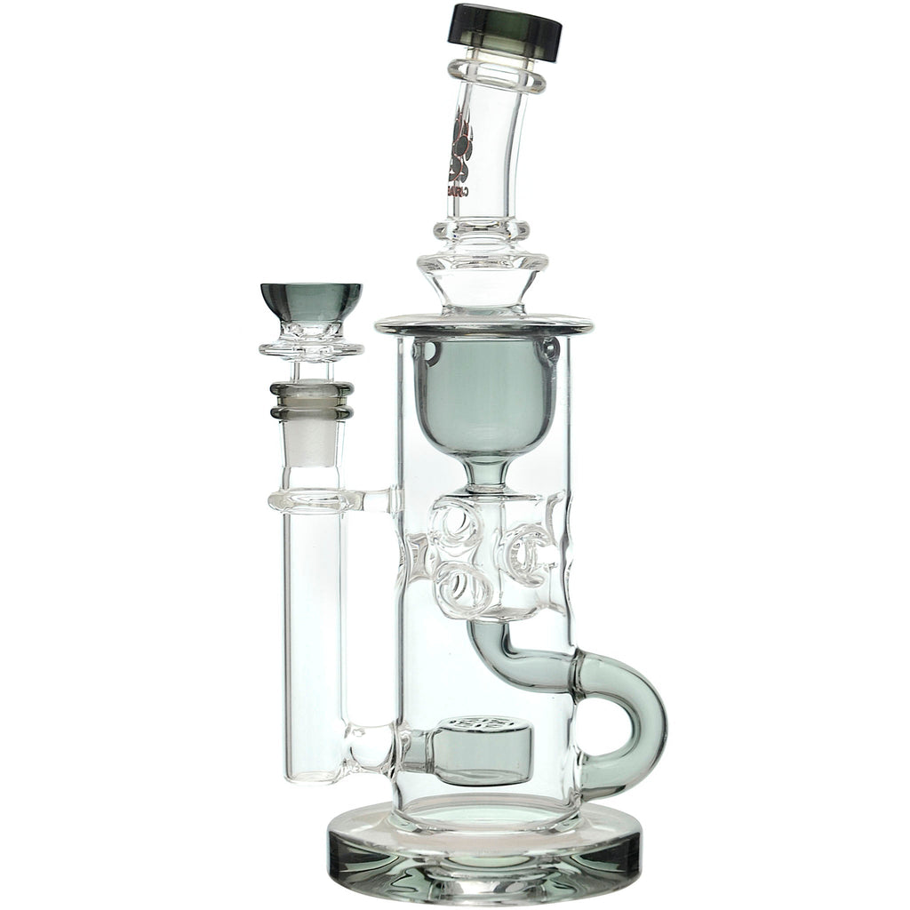 Calibear Cascade Flower Of Life Klein Recycler Water Pipe