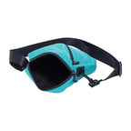 8.5IN X 7IN X 1.5IN Smell Proof Shoulder Bag - Turquoise