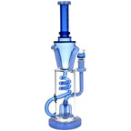 Pulsar Twister Glass Recycler Water Pipe | 14.5" | 14mm F