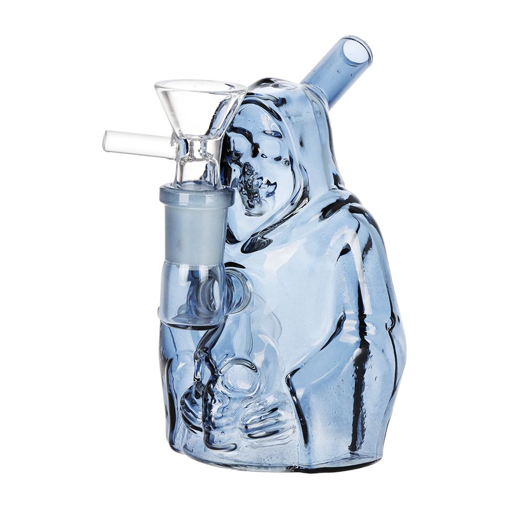 4 PACK BUNDLE - SeshGear Nocturnal Nightmare Glass Water Pipe - 4.5" / 14mm F / Assorted Colors
