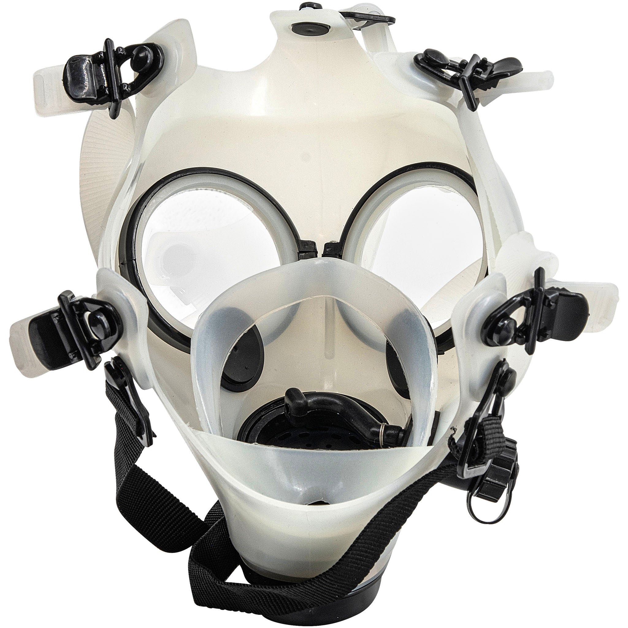 Acrylic Glow In The Dark Curved Steamroller Tube Gas Mask