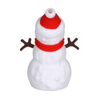 Snappy Snowman Silicone Water Pipe w Glass Bowl - 5.25" / 14mm F