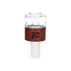 Pulsar Wood on Glass Beaker Water Pipe - 10.75" / 14mm F
