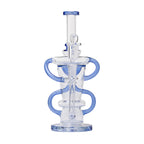 Human Grade 10.25" Straight Recycler Glass Water Pipe
