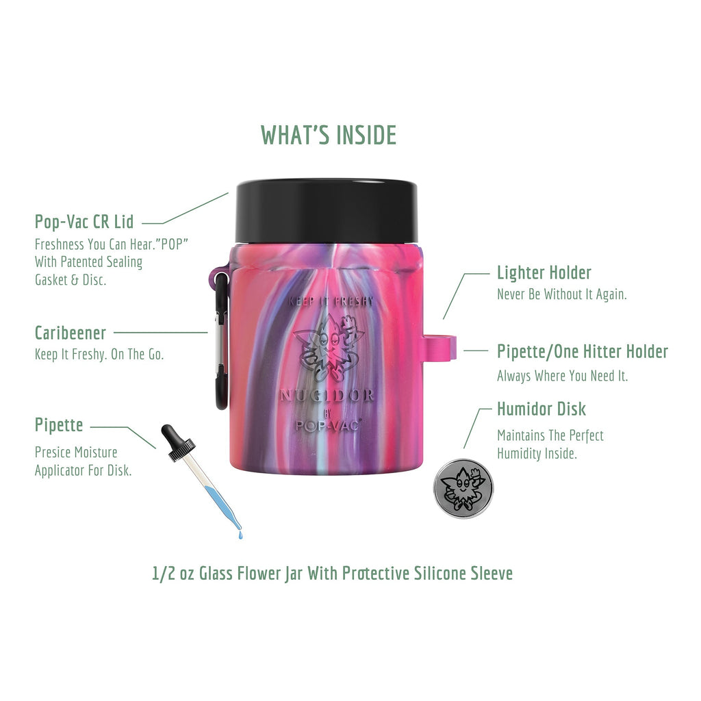 Nugidor - Pop-Vac™ Stash Jar