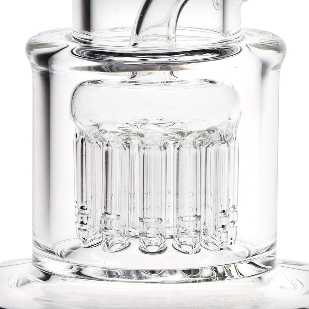 Pulsar 12 Arm Perc Chugger Glass Water Pipe - 10" / 14mm F