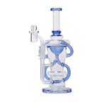 Human Grade 10.25" Straight Recycler Glass Water Pipe