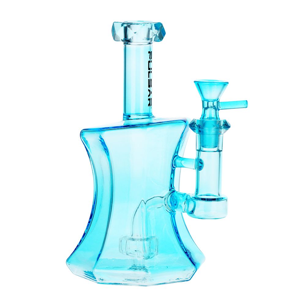 Pulsar Drippy Diamonds Glass Water Pipe | 7.5" | 14mm F
