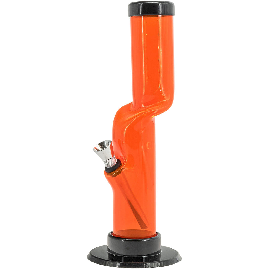 Acrylic Kink Neck Bong 9-12" Acrylic Kink Neck Bong - Multiple Colors
