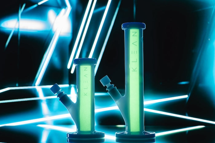 KLEAN White Series - Straight Tube Water Pipe