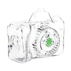 SeshGear Old School Camera Glass Hand Pipe - 3.75" / Clear