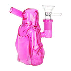 4 PACK BUNDLE - SeshGear Nocturnal Nightmare Glass Water Pipe - 4.5" / 14mm F / Assorted Colors