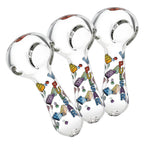 Pulsar Building Blocks Glass Spoon Pipe - 4.5" 3ct