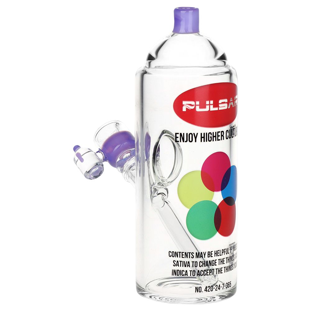 Pulsar Graffiti Series Spray Paint Glass Water Pipe Set / 7.5" / 14mm F