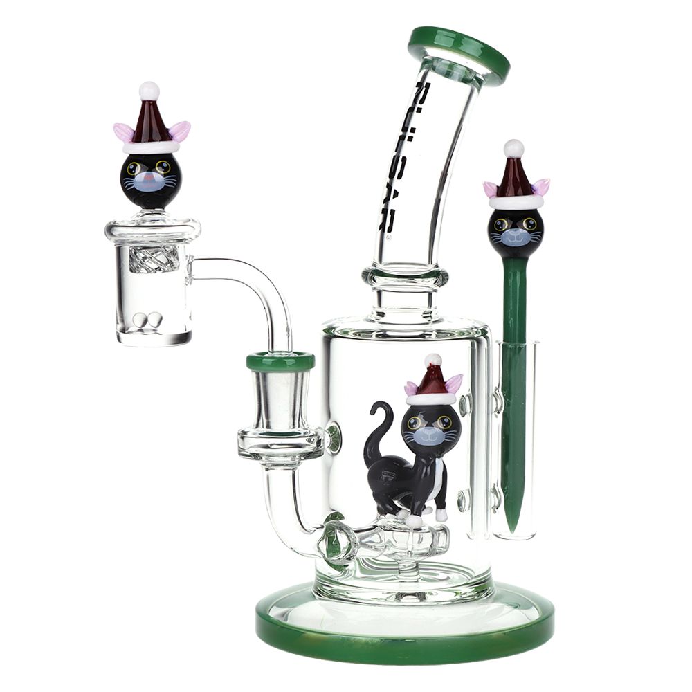 Pulsar Holidaze Series Glass Dab Rig Set | 8.25" | 14mm F