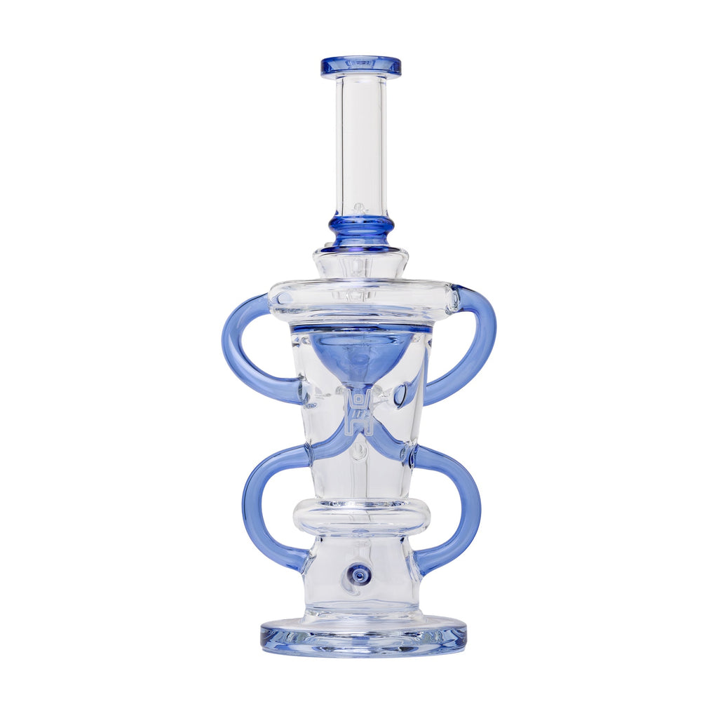 Human Grade 10.25" Straight Recycler Glass Water Pipe