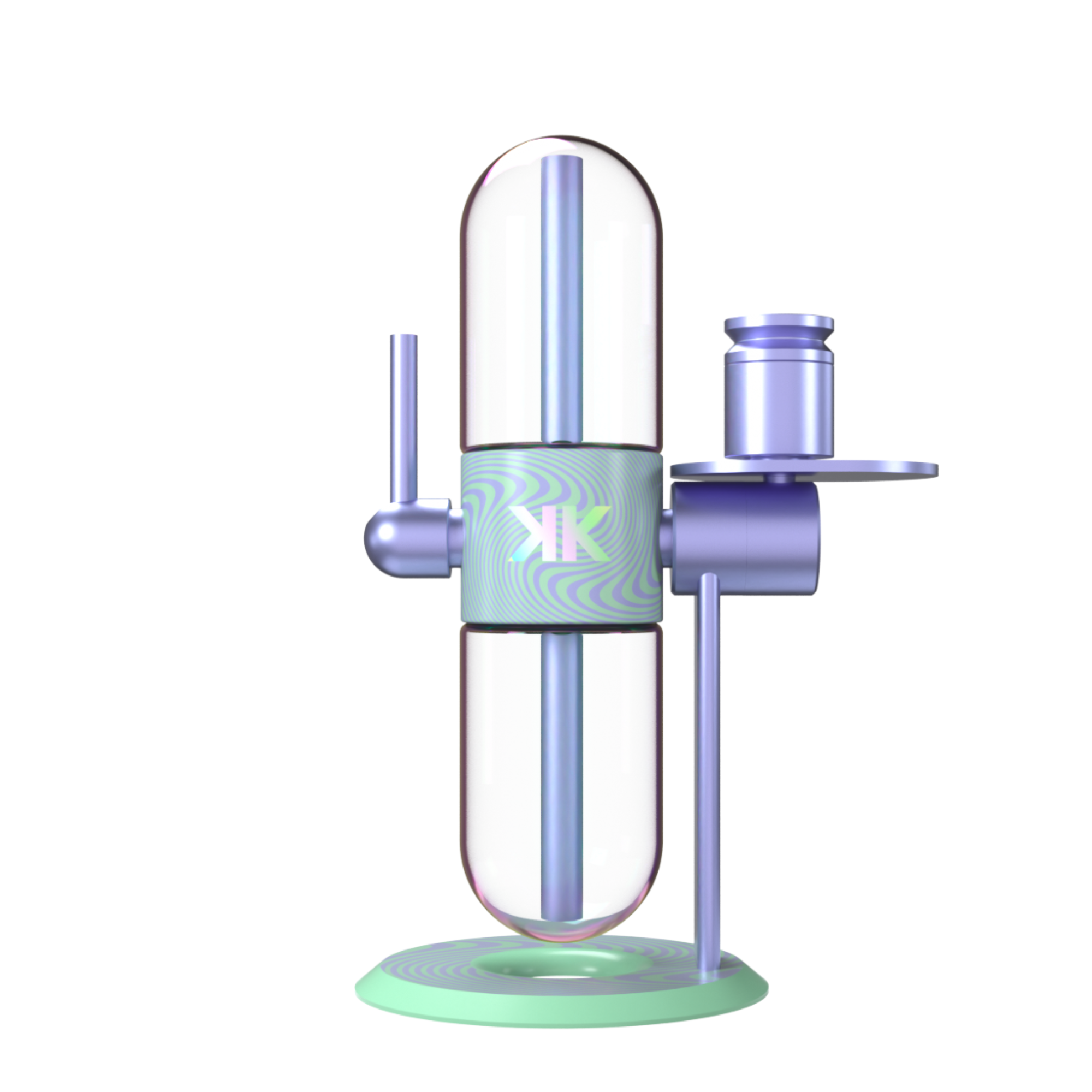 Khalifa x Stundenglass Gravity Infuser - Violet Sky / Mints
