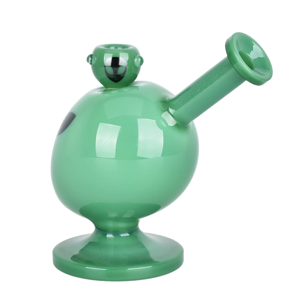 Alien Head Glass Water Pipe - 6" / 14mm F